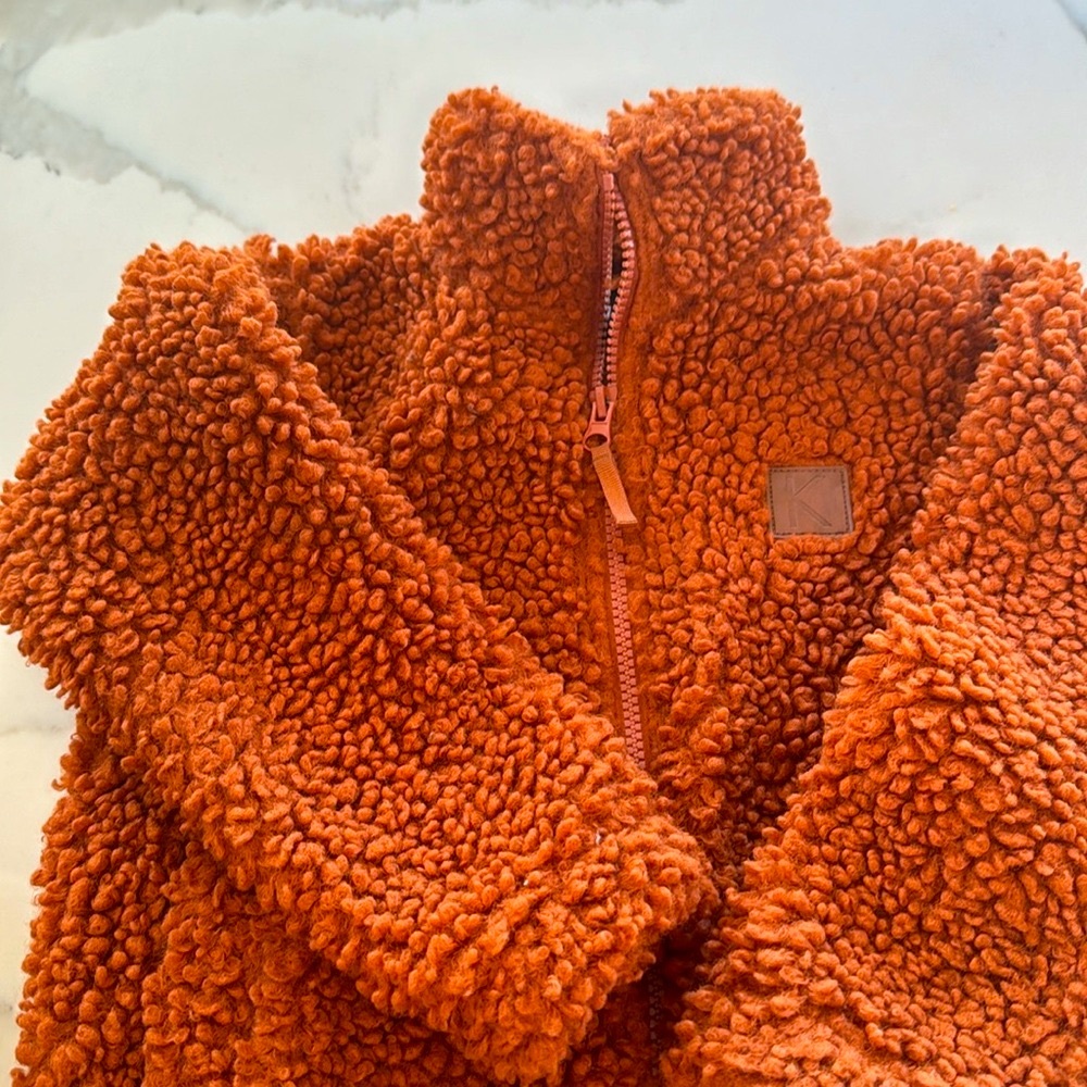 Cozy teddy bear jacket 3-5 years